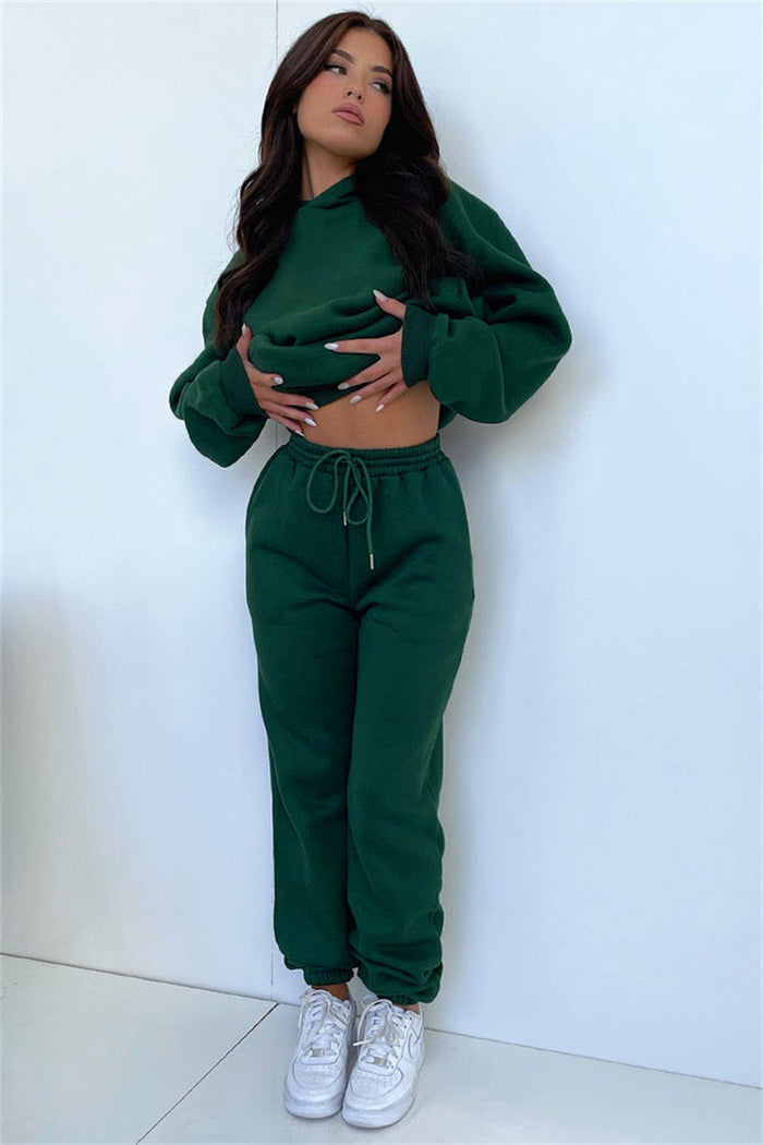 Fleece-Lined Sweater & Trouser Set
